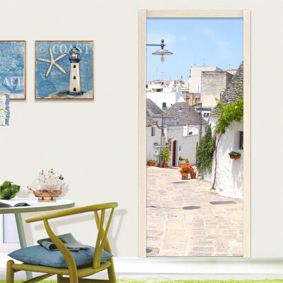 European Style White Town 3D Mural Wallpaper Modern Door Mural Sticker PVC Self-Adhesive Door Home Decor 77cm x 200cm
European Style White Town 3D Mural Wallpaper Modern Door Mural Sticker PVC Self-Adhesive Door Home Decor 77cm x 200cm
