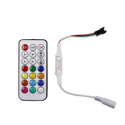 14key 21Key DIY Мини светодиодные полосы света пикселей контроллер для WS2811 WS2812B, с пульта дистанционного управления
14key 21Key DIY Мини светодиодные полосы света пикселей контроллер для WS2811 WS2812B, с пульта дистанционного управления