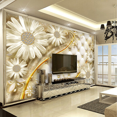 European Style 3D Relief Transparent Flower Luxury Jewelry Photo Mural Wallpaper High Quality Living Room Backdrop Wall Paper 3D
European Style 3D Relief Transparent Flower Luxury Jewelry Photo Mural Wallpaper High Quality Living Room Backdrop Wall Paper 3D
