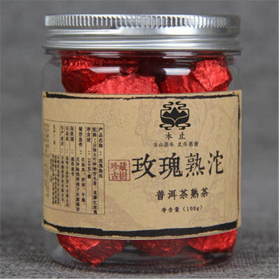 C-PE145 Yunnan Rose Puerh tea 100g canned Rose Puer small Tuocha Pu er ripe tea organic tea
C-PE145 Yunnan Rose Puerh tea 100g canned Rose Puer small Tuocha Pu er ripe tea organic tea