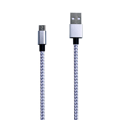 Silver 3 FT Braided Micro USB Cable Charge Cord Data Connector For Samsung Galaxy Note8 S6S7 Edge Huawei Mate 8
Silver 3 FT Braided Micro USB Cable Charge Cord Data Connector For Samsung Galaxy Note8 S6S7 Edge Huawei Mate 8