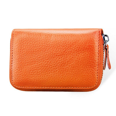 Mens Womens Leather Mini Slim Wallet ID Credit Card Holder Case Organizer Purse