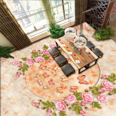 Free shipping 3D rose butterfly photo home decoration floor custom moisture anti-skidding bathroom wallpaper mural 250cmx200cm
Free shipping 3D rose butterfly photo home decoration floor custom moisture anti-skidding bathroom wallpaper mural 250cmx200cm