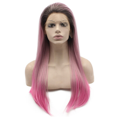 Long Straight Ombre Pink Swiss Lace Front Wig Synthetic
Long Straight Ombre Pink Swiss Lace Front Wig Synthetic