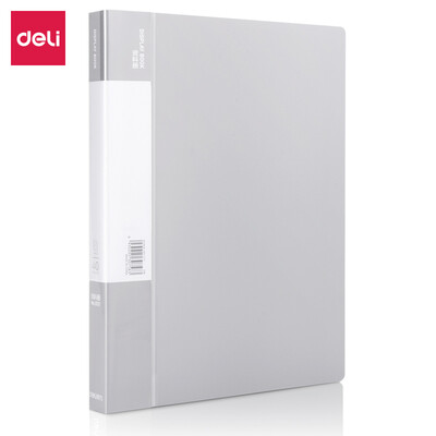Deli deli 40 pages A4 matte information folder folder office file book light gray 5117
Deli deli 40 pages A4 matte information folder folder office file book light gray 5117