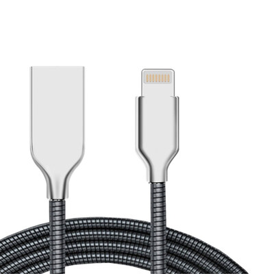 MFI All Stainless Steel Case USB Cable For iPhone 5s 6s 6 7 Plus Mobile Data Sync Charger for ios 9 10
MFI All Stainless Steel Case USB Cable For iPhone 5s 6s 6 7 Plus Mobile Data Sync Charger for ios 9 10