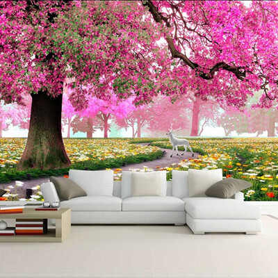 Custom Photo Mural 3D Stereoscopic Romantic Cherry Tree Wall Painting Art HD Living Room Sofa TV Background 3D Mural Wallpaper
Custom Photo Mural 3D Stereoscopic Romantic Cherry Tree Wall Painting Art HD Living Room Sofa TV Background 3D Mural Wallpaper