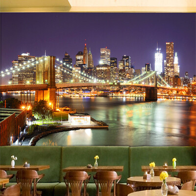 Beautiful City Night Landscape Photo Murals Restaurant Bedroom Office Modern Decor Wallpaper 3D Non-Woven Moisture-Proof Fresco
Beautiful City Night Landscape Photo Murals Restaurant Bedroom Office Modern Decor Wallpaper 3D Non-Woven Moisture-Proof Fresco