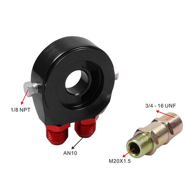 RACING OIL FILTER SANDWICH ADAPTER BLACK SS NYLON STAINLESS STEEL BRAIDED AN10 HOSE OIL FILTER 
RACING OIL FILTER SANDWICH ADAPTER BLACK SS NYLON STAINLESS STEEL BRAIDED AN10 HOSE OIL FILTER