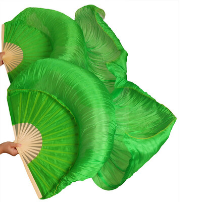 2017 Newest Handmade Bamboo Ribs Dance Props Silk Belly Dance Fans Natural Silk 1 Pc Left hand+1 Pc Right Hand Silk Fans Green
2017 Newest Handmade Bamboo Ribs Dance Props Silk Belly Dance Fans Natural Silk 1 Pc Left hand+1 Pc Right Hand Silk Fans Green