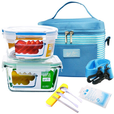 Jingdong Supermarket Beit Ais BestHA heat-resistant glass crisper two-piece 1000ml 800ml oven refrigerator microwave oven lunch box RL2-05B send sky blue insulation package
Jingdong Supermarket Beit Ais BestHA heat-resistant glass crisper two-piece 1000ml 800ml oven refrigerator microwave oven lunch box RL2-05B send sky blue insulation package