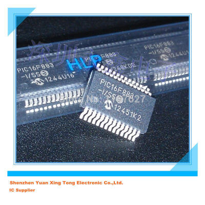 10pcs/lot PIC16F883-I/SS PIC16F883 SSOP28 flash CMOS Microcontrollers with nanoWatt Original electronics in stock IC
10pcs/lot PIC16F883-I/SS PIC16F883 SSOP28 flash CMOS Microcontrollers with nanoWatt Original electronics in stock IC