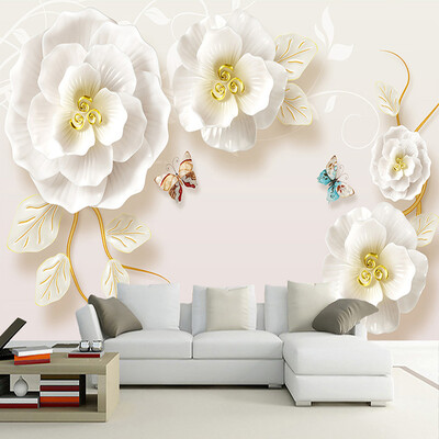 Custom Photo Wallpaper Murals 3D Embossed Rose Living Room TV Background Wall Painting Non-woven Wallpaper Murales De Pared 3D
Custom Photo Wallpaper Murals 3D Embossed Rose Living Room TV Background Wall Painting Non-woven Wallpaper Murales De Pared 3D