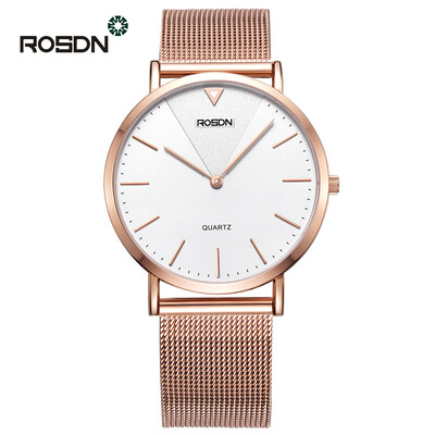 ROSDN Luxury Brand Mens Watch mesh strap women watches Stainless Steel Analog Quartz Watches Women Waterproof Couple wrist watch
ROSDN Luxury Brand Mens Watch mesh strap women watches Stainless Steel Analog Quartz Watches Women Waterproof Couple wrist watch