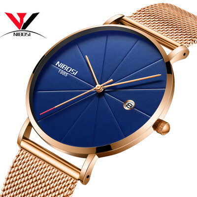 Ultra Thin Men Quartz Wrist Watch Mesh Band Simple Fashion Leather Strap Watch NIBOSI 2018 New Brand Luxury Wristwatches Relogios
Ultra Thin Men Quartz Wrist Watch Mesh Band Simple Fashion Leather Strap Watch NIBOSI 2018 New Brand Luxury Wristwatches Relogios