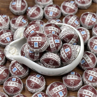 C-PE130 Yunnan puerh tea100g Glutinous rice flavor Mini Tuocha Puer Black tea Ripe Pu er tea Green food
C-PE130 Yunnan puerh tea100g Glutinous rice flavor Mini Tuocha Puer Black tea Ripe Pu er tea Green food