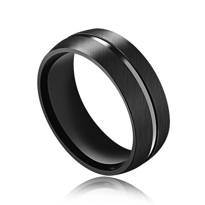 8MM Black Stainless Steel Finger Ring For Men Simple Style High Quality Famous Brand Jewelry Male Gift OR516
8MM Black Stainless Steel Finger Ring For Men Simple Style High Quality Famous Brand Jewelry Male Gift OR516