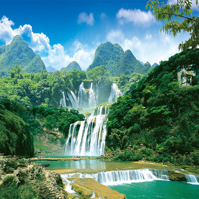 Custom 3D Wall Mural Wallpaper Nature Landscape Green Mountain Waterfall 3D Non-woven Photo Wall Paper Home Decor For Study Room
Custom 3D Wall Mural Wallpaper Nature Landscape Green Mountain Waterfall 3D Non-woven Photo Wall Paper Home Decor For Study Room