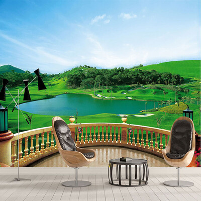 Photo Wallpaper 3D Stereo Balcony Golf Course Mural Living Room Bedroom TV Backdrop Wall Painting Green Eye Home Decor Wallpaper
Photo Wallpaper 3D Stereo Balcony Golf Course Mural Living Room Bedroom TV Backdrop Wall Painting Green Eye Home Decor Wallpaper