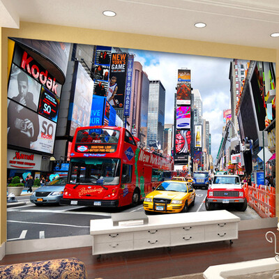 Modern Popular Fashion Mural Wall Paper New York Street Red Bus Mural Clothes Store Office KTV Living Room Backdrop 3D Wallpaper
Modern Popular Fashion Mural Wall Paper New York Street Red Bus Mural Clothes Store Office KTV Living Room Backdrop 3D Wallpaper