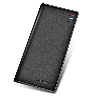 BOSTANTEN mens wallet suede leather long wallet mens business casual wallet B3174011 black
BOSTANTEN mens wallet suede leather long wallet mens business casual wallet B3174011 black