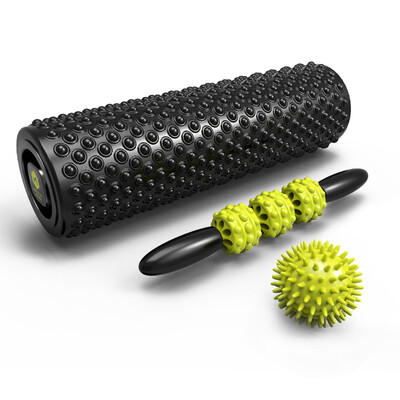 Mike foam roller massage yoga column relax muscle balance bar roller barrel depth massage stick set ball massage stick MK2802-03 black
Mike foam roller massage yoga column relax muscle balance bar roller barrel depth massage stick set ball massage stick MK2802-03 black