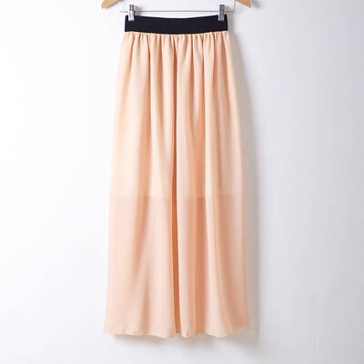 Women Casual Solid Color Long Dress Elastic waist large size chiffon half-length skirt dress L04
Women Casual Solid Color Long Dress Elastic waist large size chiffon half-length skirt dress L04
