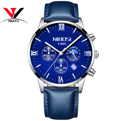NIBOSI Famous Brand Watches Men Leather Band Fashion Luxury Full Steel Clock Quartz Wristwatch Male Watch Relogio Masculino Casual
NIBOSI Famous Brand Watches Men Leather Band Fashion Luxury Full Steel Clock Quartz Wristwatch Male Watch Relogio Masculino Casual