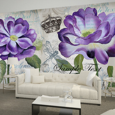 Custom photo wallpaper Large TV background wall mural bedroom living room wallpaper modern purple flowers wallpaper mural
Custom photo wallpaper Large TV background wall mural bedroom living room wallpaper modern purple flowers wallpaper mural