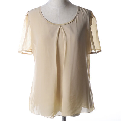 Summer New women's Blouse Korean Slim large size chiffon shirt quality cool short sleeve multi-code L12
Summer New women's Blouse Korean Slim large size chiffon shirt quality cool short sleeve multi-code L12