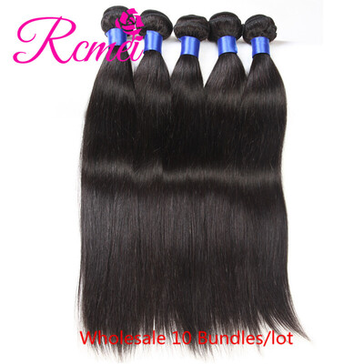 Rcmei Hair 8A 10-30 Inch Top Grade Straight Brazilian Wholesale 10 pcs Virgin Human Hair Extension Bundles
Rcmei Hair 8A 10-30 Inch Top Grade Straight Brazilian Wholesale 10 pcs Virgin Human Hair Extension Bundles