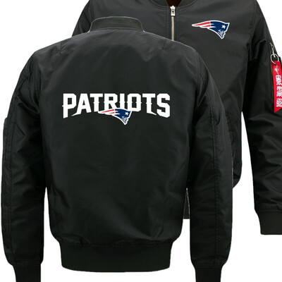 PATRIOTS pattern Bomber Flight Flying Jacket Winter thicken Warm Zipper Men Jackets Anime Mens Casual Coat
PATRIOTS pattern Bomber Flight Flying Jacket Winter thicken Warm Zipper Men Jackets Anime Mens Casual Coat