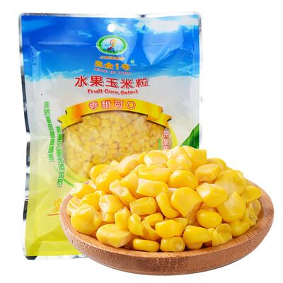 Huangjin No1 Fruit Sweet Corn Non-GMO Corn Granules 330g Open Bag Instant Vacuum Packaging
Huangjin No1 Fruit Sweet Corn Non-GMO Corn Granules 330g Open Bag Instant Vacuum Packaging