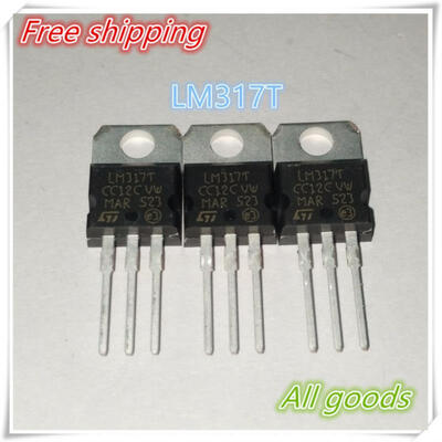 Free shipping 10PCS LM317 LM317T Voltage Regulator 1.2V to 37V 1.5A new and original
Free shipping 10PCS LM317 LM317T Voltage Regulator 1.2V to 37V 1.5A new and original