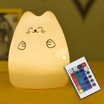 NEWMAN LED night light silicone table lamp bedside birthday present