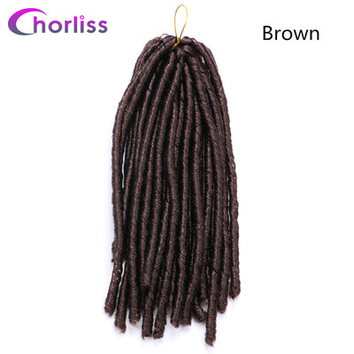 Chorliss 14" 30strandsPc Dreadlocks Ombre Synthetic Crochet Twist Braids Hair Extensions Low Temperature Fiber Soft Dread Hair
Chorliss 14" 30strandsPc Dreadlocks Ombre Synthetic Crochet Twist Braids Hair Extensions Low Temperature Fiber Soft Dread Hair