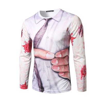 New Spring Mens Fashion Personality 3D Grasping Waist Printing Round Neck Long-sleeved T-shirt
New Spring Mens Fashion Personality 3D Grasping Waist Printing Round Neck Long-sleeved T-shirt