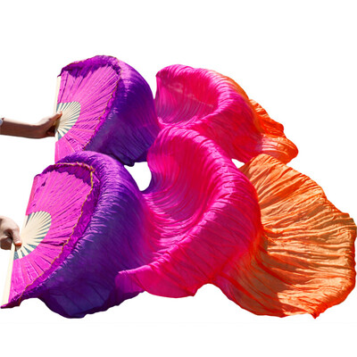 2017 Stage Performance 100 Silk Belly Dance Fans Gradient Colour Dance Accessories Belly Dancing Silk Fans PurpleRoseOrange 
2017 Stage Performance 100 Silk Belly Dance Fans Gradient Colour Dance Accessories Belly Dancing Silk Fans PurpleRoseOrange