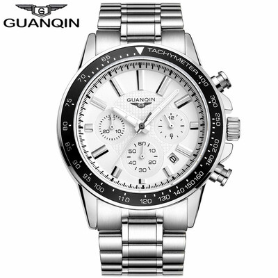 GUQNQIN Mens Watch Fashion Trends Electronic Quartz Watch Business Sport Steel Watch
GUQNQIN Mens Watch Fashion Trends Electronic Quartz Watch Business Sport Steel Watch