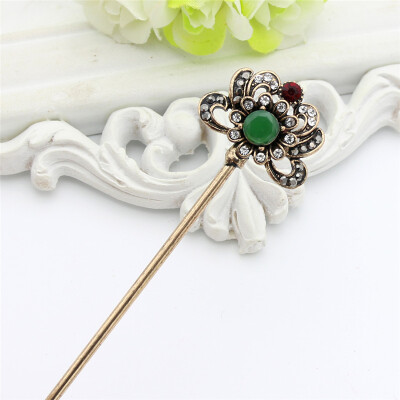Vintage Turkish Women Flower Hair Sticks Clasp Mellow Resin Jewelry Retro Gold Color India Hairwear Arabia Bride Bun Hairpin
Vintage Turkish Women Flower Hair Sticks Clasp Mellow Resin Jewelry Retro Gold Color India Hairwear Arabia Bride Bun Hairpin