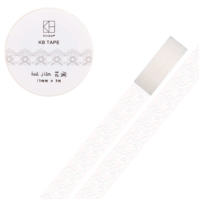 Kinbor lace hand book&paper tape 15mm5msmall fresh hand book sticker peach core DTB64085
Kinbor lace hand book&paper tape 15mm5msmall fresh hand book sticker peach core DTB64085