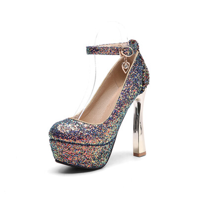 fashion high heel Clasps women shoes waterproof wedding party sheos for woman plus size 128
fashion high heel Clasps women shoes waterproof wedding party sheos for woman plus size 128