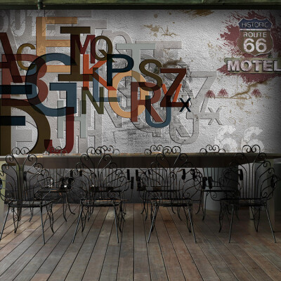Custom 3d mural 3D solid English letter gray wall wallpaper relief clothing store cafe wall paper dining room mural wallpaper
Custom 3d mural 3D solid English letter gray wall wallpaper relief clothing store cafe wall paper dining room mural wallpaper
