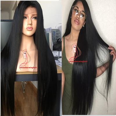 30" Lace Wig Human Hair Black Women Brazilian Virgin Hair Glueless Front Lace Wig 30" long silky Straight 30" Inch Full Lace Wig
30" Lace Wig Human Hair Black Women Brazilian Virgin Hair Glueless Front Lace Wig 30" long silky Straight 30" Inch Full Lace Wig