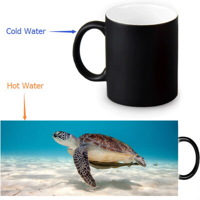 Sea Turtle 350ml/12oz Heat Reveal Mug Color Change Coffee Cup Sensitive Morphing Mugs Magic Mug Milk Tea Cups
Sea Turtle 350ml/12oz Heat Reveal Mug Color Change Coffee Cup Sensitive Morphing Mugs Magic Mug Milk Tea Cups