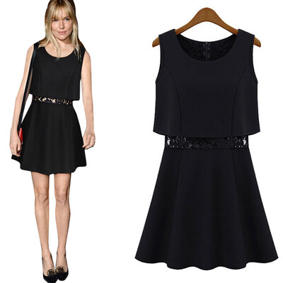 Lovaru ™HOT 2015 new casual o-neck solid A-line sleeveless summer street snap style high quality brief elegant lace dresses
Lovaru ™HOT 2015 new casual o-neck solid A-line sleeveless summer street snap style high quality brief elegant lace dresses