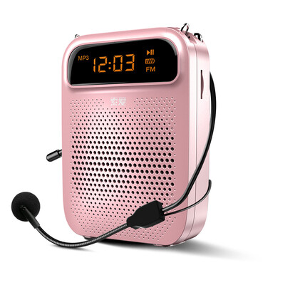 Soaiy S-378 Portable Digital Amplifier High-power Bee Bee loudspeaker Teaching Dedicated Teacher Guide Card Player Singing machine Rose gold
Soaiy S-378 Portable Digital Amplifier High-power Bee Bee loudspeaker Teaching Dedicated Teacher Guide Card Player Singing machine Rose gold