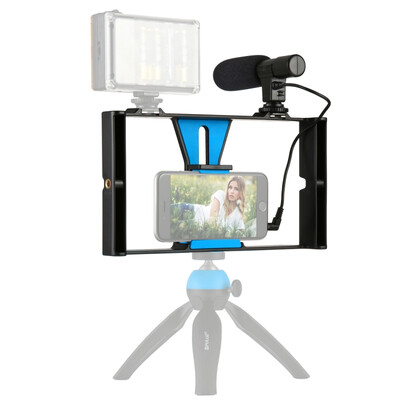 PULUZ Smartphone Video Rig Video Shotgun Microphone Kits for iPhone Galaxy Huawei Xiaomi HTC LG Google&Other Smartpho
PULUZ Smartphone Video Rig Video Shotgun Microphone Kits for iPhone Galaxy Huawei Xiaomi HTC LG Google&Other Smartpho