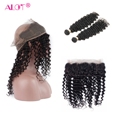 Alot 7A Peruvian Deep Curly Virgin Hair 2 Pcs Unprocessed Peruvian Virgin Hair Deep Wave Weave With 360 Frontal Hair Extensions
Alot 7A Peruvian Deep Curly Virgin Hair 2 Pcs Unprocessed Peruvian Virgin Hair Deep Wave Weave With 360 Frontal Hair Extensions