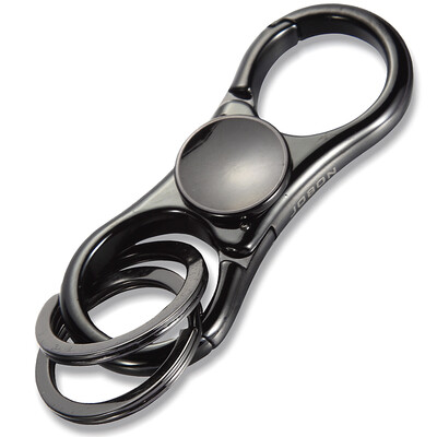 JOBON Zhongbang Keychain Fingertip Gyro Double Keyring Car Key Ring Business Gift Birthday Gift ZB-169 Black Ice
JOBON Zhongbang Keychain Fingertip Gyro Double Keyring Car Key Ring Business Gift Birthday Gift ZB-169 Black Ice
